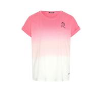 T-Shirt im Dip-Dye-Look mit Stickerei