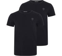 CHIEMSEE T-Shirts im Basic-Stil mit Logo (00011780) S 19-3911 Black Beauty