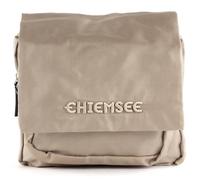 Umhängetasche CHIEMSEE, Damen, Gr. B/H/T: 23cm x 20cm x 5cm onesize, beige (sand), Kunstfaser, leicht glänzend, unifarben, Taschen Umhängetasche (27103608-0) sand