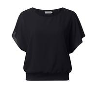 Chiffon Bluse Damen Festlich, Oberteil Damen Elegant,Hemd Damen Sommer Halbarm Blusen Rundhals Hemdbluse Lässige Damenblusen Oversized Sommerhemd Dolman Ärmel Oberteile Locker Damenbluse