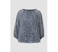 Chiffon-Bluse im Relaxed Fit mit Raglanärmeln 34 creme|mehrfarbig 2173405.07A2.34