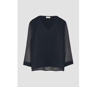 s.Oliver Chiffon-Bluse mit Smokdetails