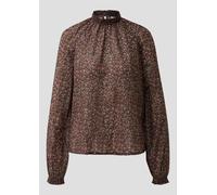 qs - Bluse schwarz|mehrfarbig - Gr. - 34