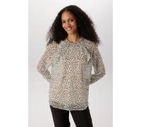 Chiffonbluse ANISTON SELECTED, Damen, Gr. 44, bunt (creme, olive, hellblau, khaki, gepunktet), Chiffon, Obermaterial: 100% Polyester. Futter: 100% Polyester, bedruckt, gemustert, gepunktet, leicht dur