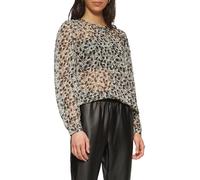 Chiffonbluse mit All Over Print