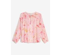 Chiffonbluse mit Bindebändern 52