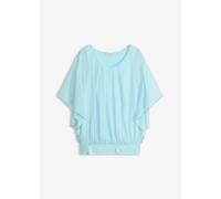 Chiffonbluse mit Fledermausärmel 38