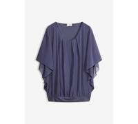 Chiffonbluse mit Fledermausärmel 48