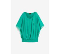 Chiffonbluse mit Untertop 38