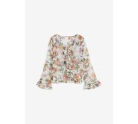 Chiffonbluse mit Volants 44