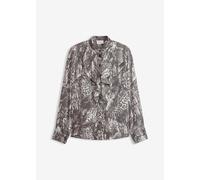 Chiffonbluse mit Volants 44