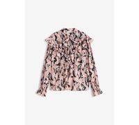 Chiffonbluse mit Volants 48