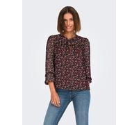 ONLY Damen Onlditsy L/S Blouse WVN Noos Feminines Oberteil Mit V-Ausschnitt Und Elastischen Bündchen, Black, L