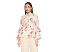 Chiffonbluse VERA MONT "Damen mit Volant", Damen, Gr. 34, cream, rosé, Chiffon, Obermaterial: 100% Polyester. Futter: 100% Polyester, loose fit normal, V-Ausschnitt, Blusen Chiffonbluse (48787365-34) 