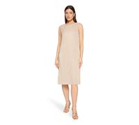 Chiffonkleid ohne Arm Grau Beige 44