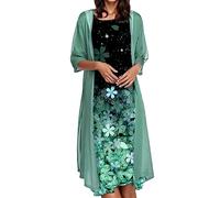 Chiffonkleid Damen Große Größen Swing Minikleid Maxikleid Abendkleider Boho Einfarbig Sommerkleid Kleid Hochzeitsgast Freizeitkleid Für Hochzeit