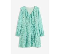 Chiffonkleid in Wickeloptik 50