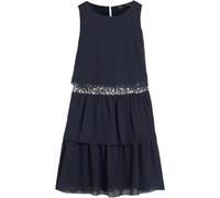 Chiffonkleid mit Paillettenband 158