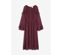 Chiffonkleid mit Volants 36