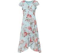 Chiffonkleid mit Volants 42