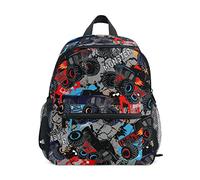 CHIFIGNO Kinderrucksäcke mit Tiermotiv, Schulrucksack, Kindergarten, Kindertasche, mit Namensschild für Jungen und Mädchen von 3-7 Jahren, Monster Truck Cars, Medium, Reiserucksäcke