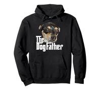 Chihuahua Dog Dad The Dog Father Chiwawa Dad Black and Tan Pullover Hoodie