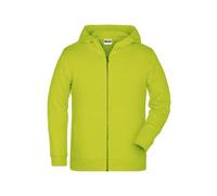 Children's Zip Hoody Sweat-Jacke mit Kapuze und Reißverschluss gelb, Gr. XXL
