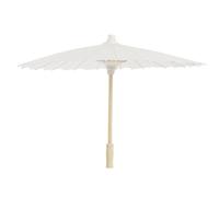 CHILDWEET Weißer Papierschirm 40Cm Für Kinder Performance Regenschirm Zum Basteln Malen Party Hochzeit Tanz Dekoration