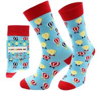 CHiLI Lifestyle Socks Lustige Motivsocken, Geschenksocken witzige Spruch Banderole, recycelte Baumwolle, 1 Paar, bunt 36-40/41-45