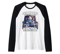 Chill Gamer T für Morgenmuffel und Nachteulen Cozy Gamer Raglan