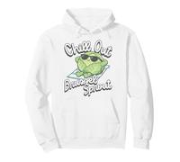 Chill Out Brussel Sprout Lustiges Veggie Entspannendes Sommer-Wortspiel Pullover Hoodie