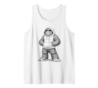 Chill Sonnenbrille Sasquatch In Hoodie Und Shorts Tank Top