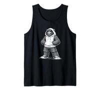 Chill Sonnenbrille Sasquatch In Hoodie Und Shorts Tank Top