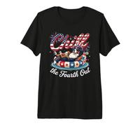 Chill The Fourth Out Funny Bernese Mountain Dog 4th of July Premium T-Shirt