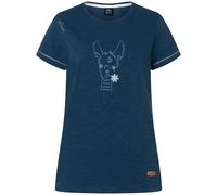 Chillaz Bergzeit Gandia Happy Alpaca Damen T-Shirts blau Größe XS Bouldern | Sportklettern | Lifestyle Schnell trocknend Lyocell (Tencel™)