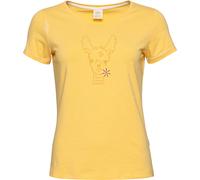 Chillaz Damen Gandia Happy Alpaca T-Shirt (Größe S, gelb)