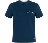 Chillaz Damen Iseo Pocket Happy Flower Bergzeit T-Shirt (Größe L, blau)
