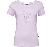 Chillaz Damen-T-Shirt Gandia Happy Alpaca – lila – Größe S/36