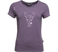 Chillaz Gandia Happy Alpaca T-Shirt Women dark violet - Größe 42 Damen