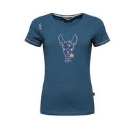 Chillaz Gandia Happy Alpaca T-Shirt Women Dark Blue Funktionsshirt Sportshirt Damenshirt (48)