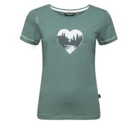 Chillaz Gandia Mountain Heart T-Shirt Women green - Größe 36 Damen