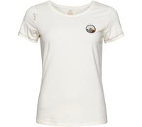 Chillaz Gandia Mountain Patch Damen T-Shirts weiss Größe XS Bouldern | Sportklettern | Lifestyle Hautfreundlich