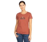 Chillaz Gandia Mountainbike Flowers W - T-Shirt - Damen 40 Dark Red