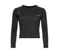 Chillaz - Women's Gröden Mountain Flower - Longsleeve, Gr. L 40, schwarz (Titan)