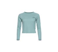 Chillaz - Women's Gröden Mountain Flower - Longsleeve, Gr. XS 34, türkis (Mint)