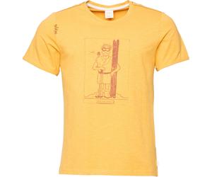 Chillaz Herren Homo Mons Sportivus T-Shirt (Größe XL, gelb)