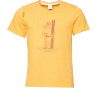 Chillaz Herren Homo Mons Sportivus T-Shirt (Größe XXL, gelb)