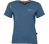 Chillaz Iseo Floral Logo Damen T-Shirts blau Größe S Sportklettern | Bouldern | Lifestyle Hautfreundlich