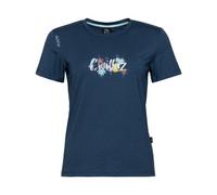 Chillaz Iseo Floral Vibes T-Shirt Women dark blue / 40