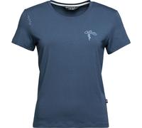 Chillaz Damen Iseo Mountain Logo T-Shirt, Dark Blue, XL